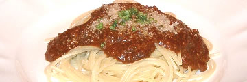 ミートソースのスパゲティー